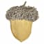 Honeybloom Fall Acorn Shaped Throw Pillow, 13x17