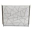 Crosby St. Gold Patterned Trifold Fireplace Screen, 31.5"