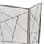 Crosby St. Gold Patterned Trifold Fireplace Screen, 31.5"