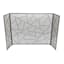 Crosby St. Gold Patterned Trifold Fireplace Screen, 31.5"