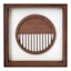 Crosby St. Canvas Wooden Decor, 8"