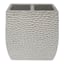Found & Fable Silver Hammered Toothbrush Holder, 4.5"
