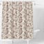 Honeybloom Yellow Cecilia Shower Curtain, 70x72