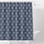 Honeybloom Blue Jennifer Floral Shower Curtain, 72"