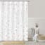 Providence Foil Floral Scroll Shower Curtain, 72"