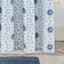 Blue Fresco Medallion Embossed Shower Curtain, 72"