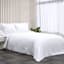 Honeybloom 3-Piece White Waffle Comforter Set, King