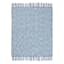 Blue Woven Dots Throw Blanket, 50x60