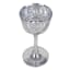 Found & Fable Silver Mercury Glass Votive Candle Holder, 4.5"