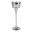 Found & Fable Silver Mercury Glass Votive Candle Holder, 6.5"