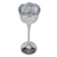 Found & Fable Silver Mercury Glass Votive Candle Holder, 6.5"
