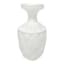Providence White Ceramic Vase, 8"