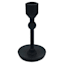 Found & Fable Black Candle Holder, 6"