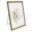 Gold Wildflower Etched Glass Frame, 5x8