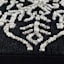 Found & Fable Black Embroidered Wood Box