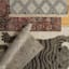 (D553) Found & Fable Vilani Red & Blue Medallion Area Rug, 5x7