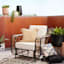 Tracey Boyd Black Polyrattan Planter Stand, Large