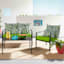 Sanya Blue Outdoor Corded Back Cushion