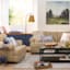 (A495) Honeybloom Ballard Blue Floral Medallion Area Rug, 5x7