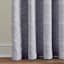 Found & Fable Amelia Blue Geo Jacquard Light Filtering Curtain Panel, 84"
