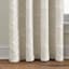 Found & Fable Amelia Taupe Geo Jacquard Light Filtering Curtain Panel, 84"