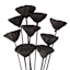 Found & Fable Black Lotus Pod Bunch, 24"