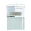 13-Piece Charcoal Windowpane Shower Curtain Set With Hooks, 70"