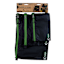 3Pc Water Resistant Adventure Flat Pouches Black