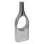Laila Ali Silver Open Bottle Vase, 15"