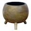 Round Wood Candle Holder, 4"