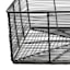 Tracey Boyd Charcoal Grey Rectangle Metal Storage Basket, Large