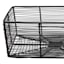 Tracey Boyd Charcoal Grey Rectangle Metal Storage Basket, Medium