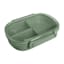 Oval Lunch Kit with 3 Removable Compartments, Green