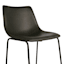 Crosby St. Drake Counter Stool, Dark Grey