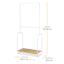 2-Rod Metal Retro Garment Rack