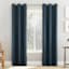 Crosby St. Tremont Navy Blue Room Darkening Grommet Curtain Panel, 84"