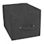 Storage Cube with Handle, Black