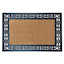 Ribbed Scroll Border Coir Mat, 24x36