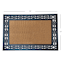 Ribbed Scroll Border Coir Mat, 24x36