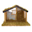 O Holy Night Natural Nativity Scene Creche, 9"