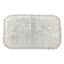 Found & Fable Grey Pleated Reversible Bath Mat, 20x32