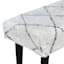 Found & Fable Zuri Tufted Bench, Cream & Black