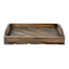 Dark Brown Wood Decorative Tray, 12x10