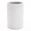 Crosby St. White Biker Textured Bath Tumbler, 5"