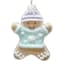 Mrs. Claus' Bakery Gingerbread Boy Claydough Ornament, 4.5"