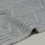 Found & Fable Diamond Textured Grey Bath Towel, 30x54