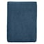 Honeybloom Waffle Textured Blue Bath Towel, 30x54
