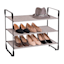 3-Tier Heavy Duty Shoe Rack, Grey