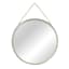 3-Piece Round Mirror Set with Chain Wall Hanger