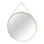 3-Piece Round Mirror Set with Chain Wall Hanger
